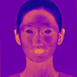 女性 人臉氣色圖